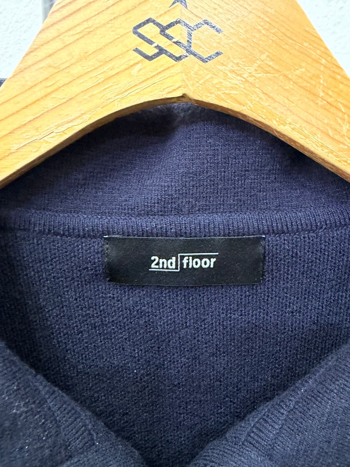 정품) 2nd Floor 세컨플로어 오버핏 집업 가디건 90 상품이미지6