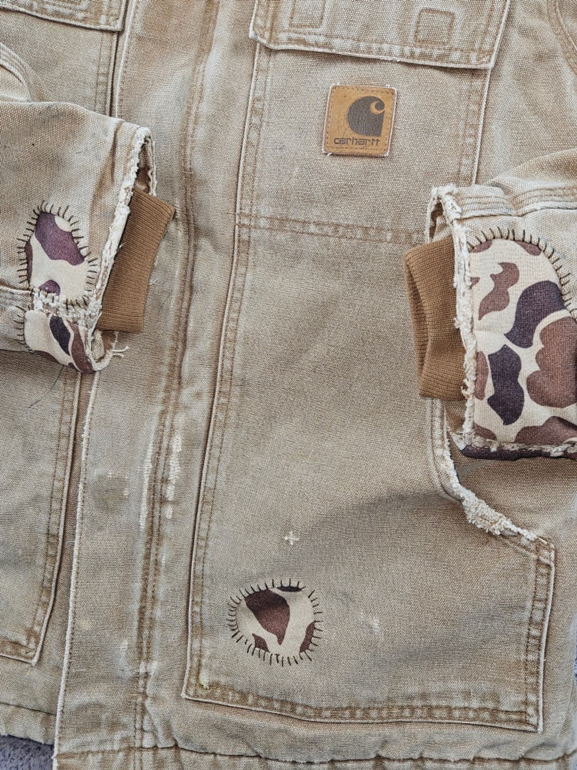 칼하트 C26 리페어 커스텀 덕 초어 워크 자켓 ( M ) / 11171 상품이미지7