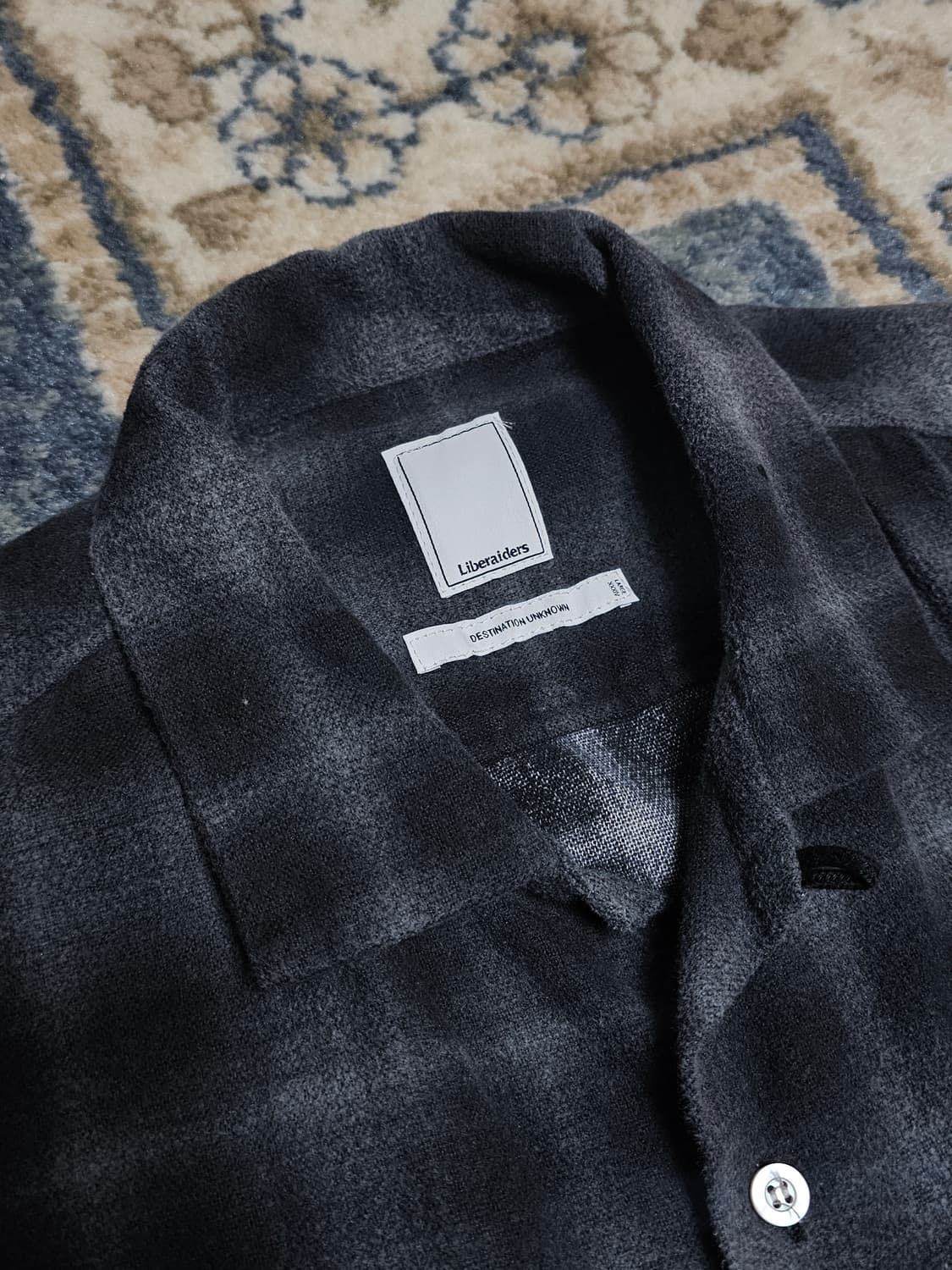 [L] 리버레이더즈 옴브레 체크 플란넬 셔츠 상품이미지4