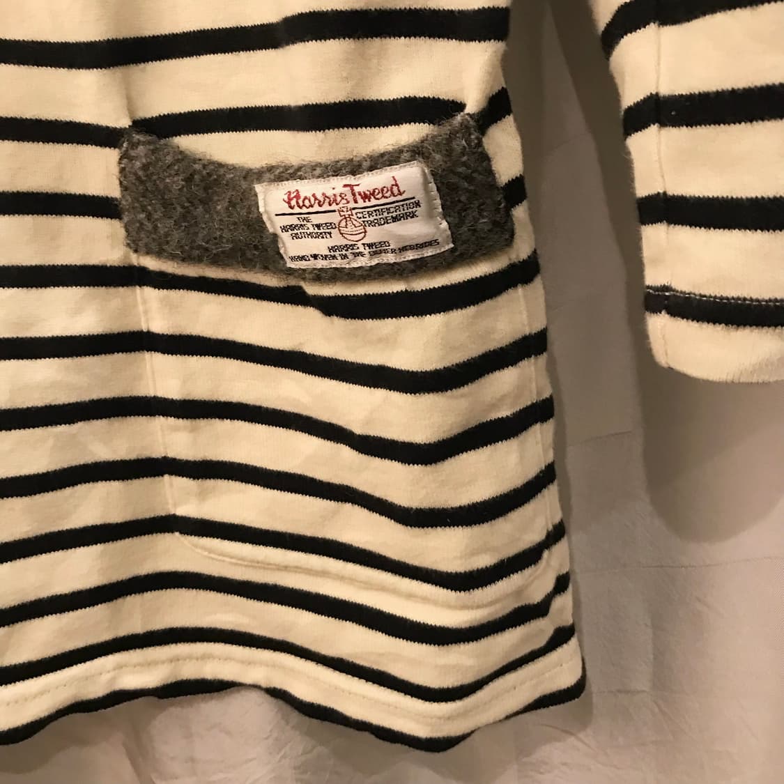 JPN Vintage 모리걸 포켓 스트라이프 롱슬리브 상품이미지3