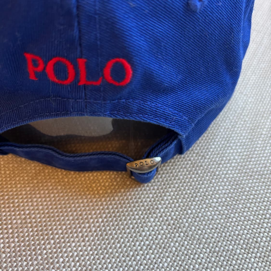 폴로랄프로렌 코튼 치노 베이스볼 캡 - 블루 (남녀공용) 상품이미지7
