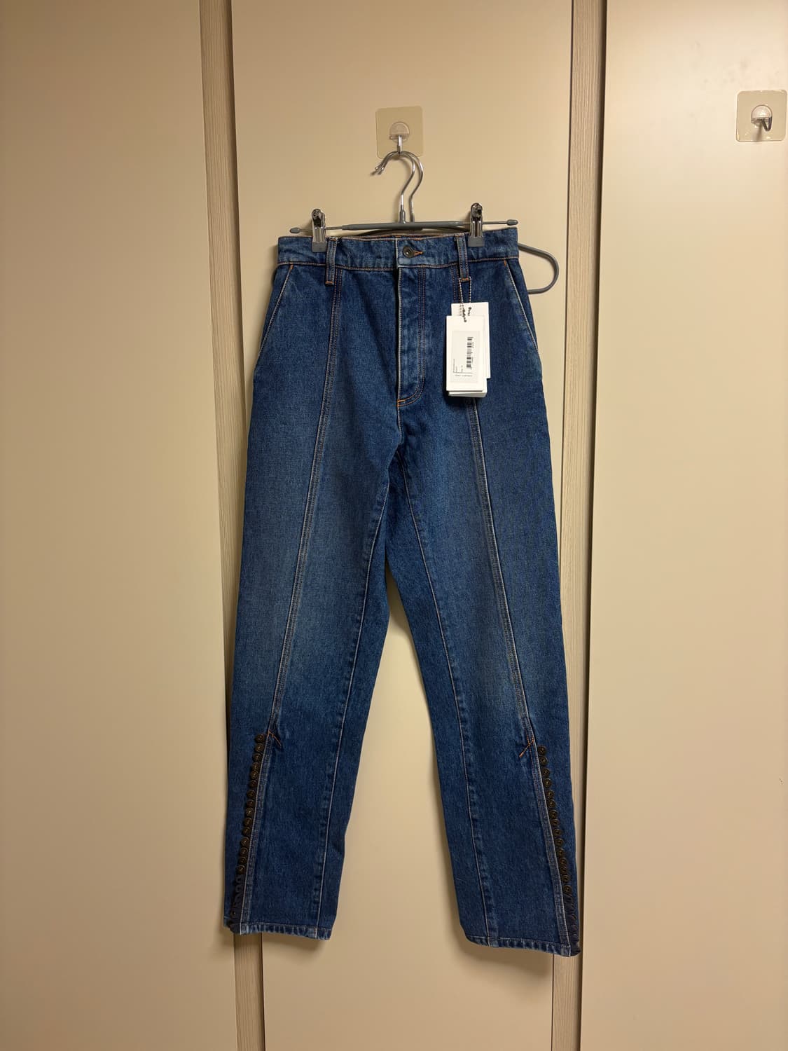 와이프로젝트 데님 팬츠(네이비, 25) 상품이미지1