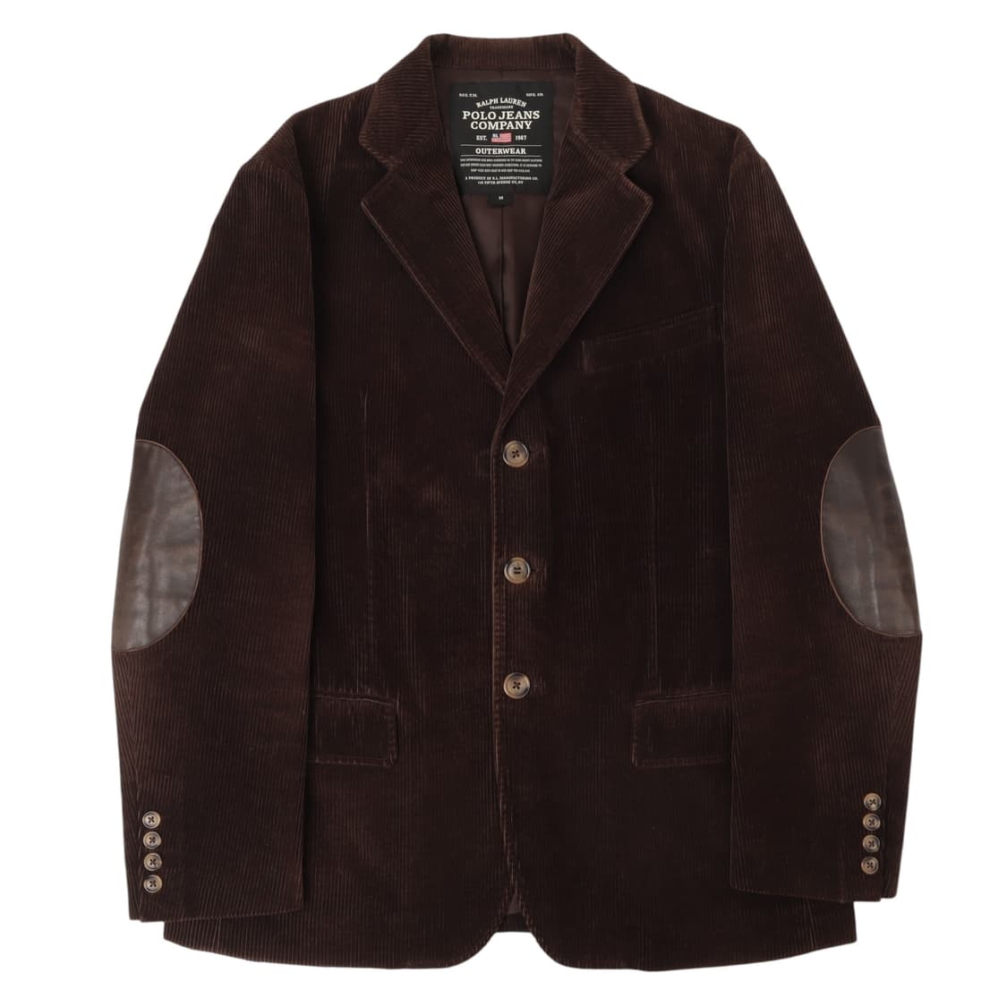 폴로진스 코듀로이 브라운 3B 자켓 상품이미지1