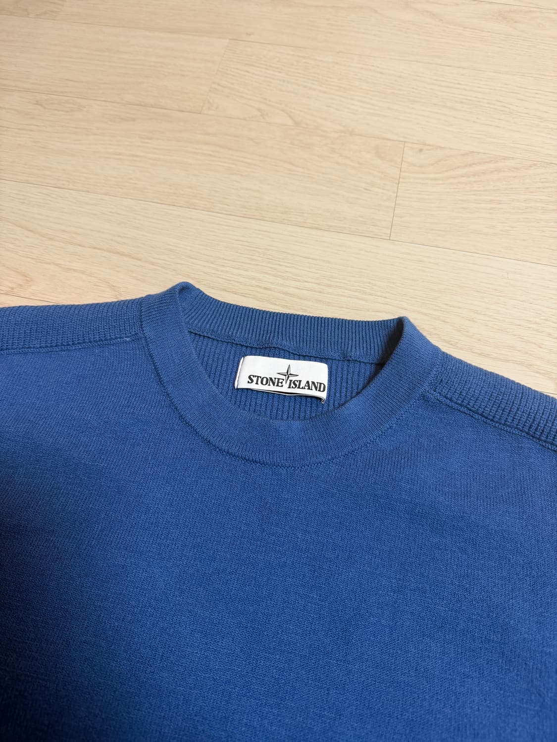 스톤아일랜드 울 니트 블루 20FW 상품이미지2