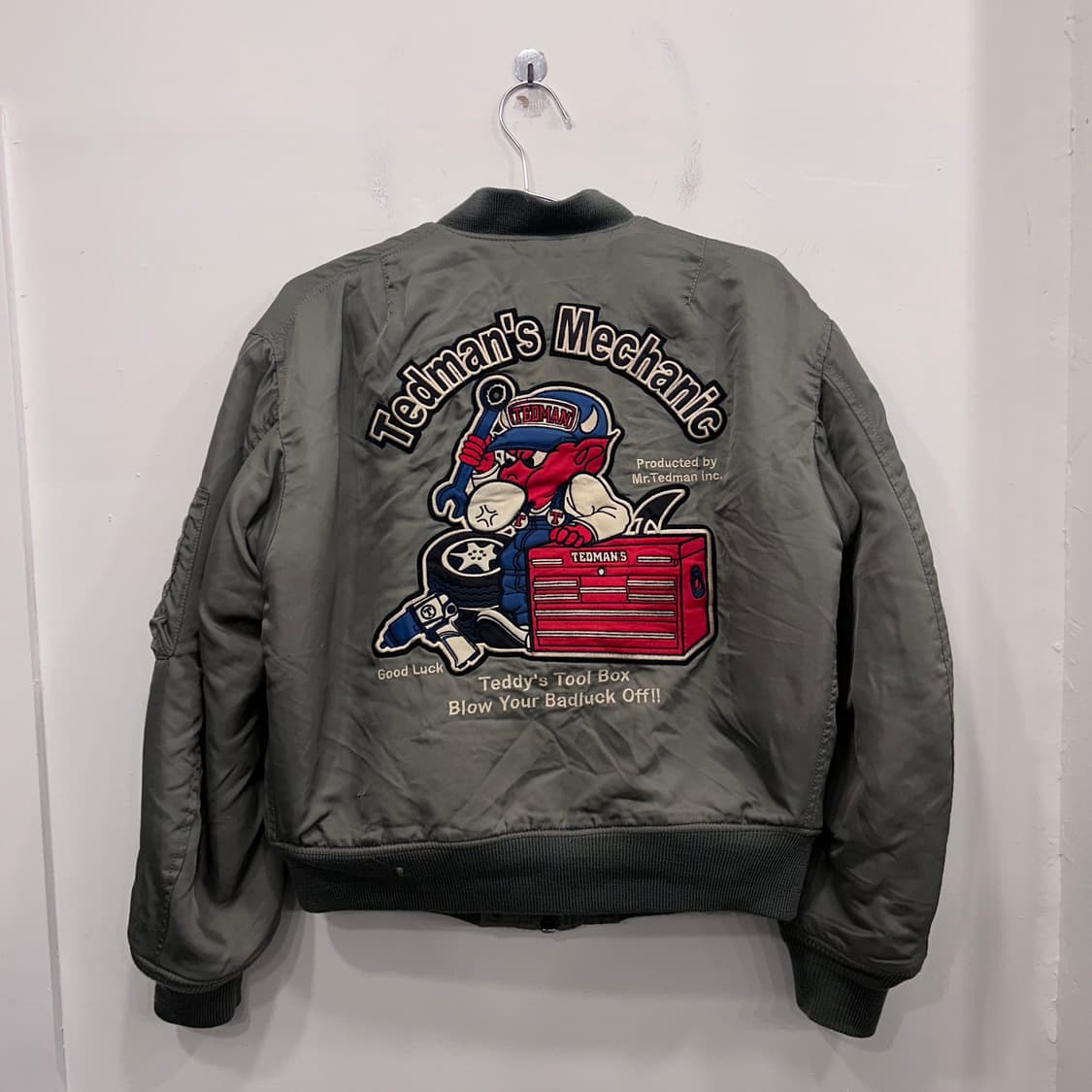 테드컴퍼니 빈티지 와펜 ma-1 항공점퍼 상품이미지5