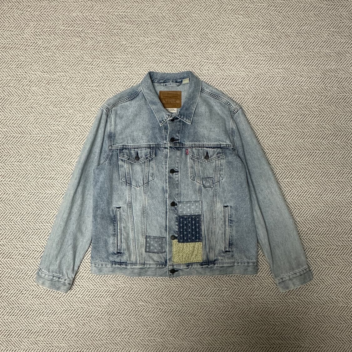 LEVI'S premium patchwork denim jacket 상품이미지1