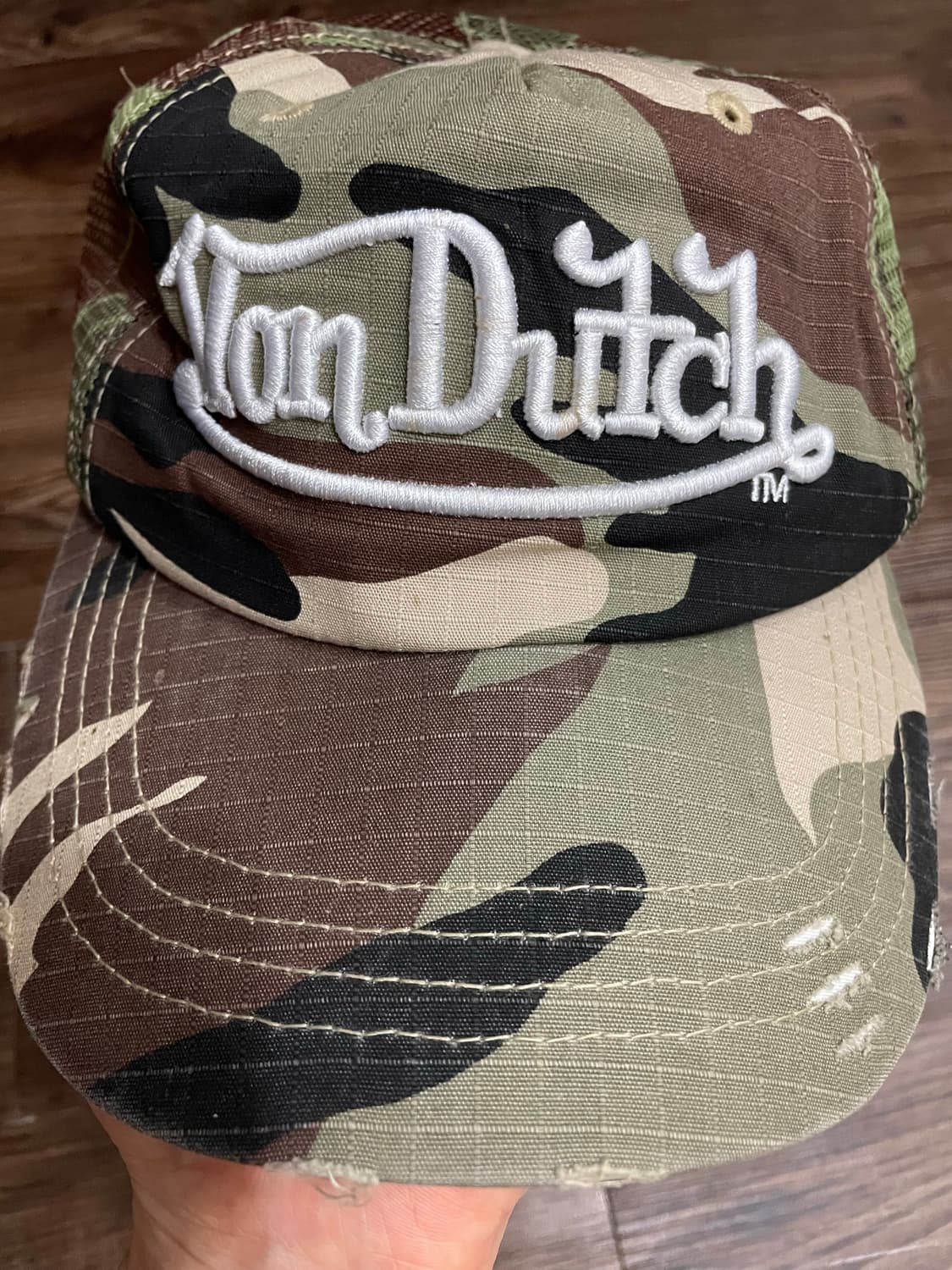 Von Dutch 카모 트러커 메쉬 캡모자 볼캡 상품이미지2