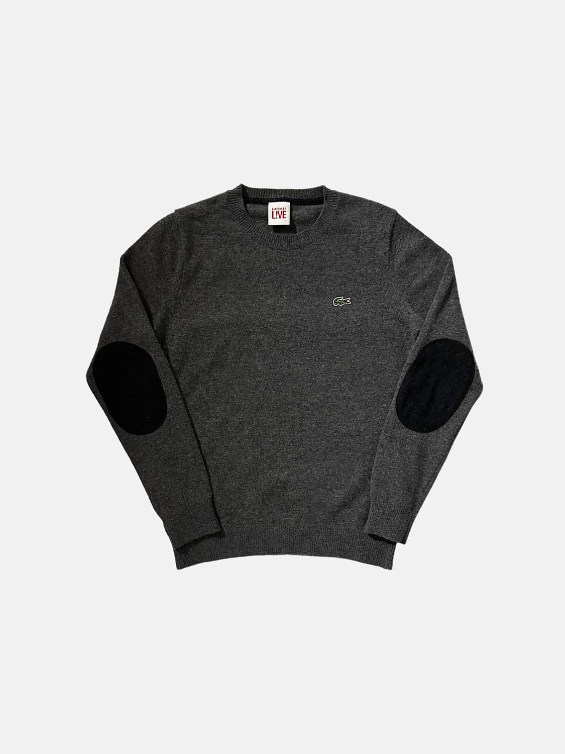 라코스테 엘보 패치 모직 울 니트 상품이미지1