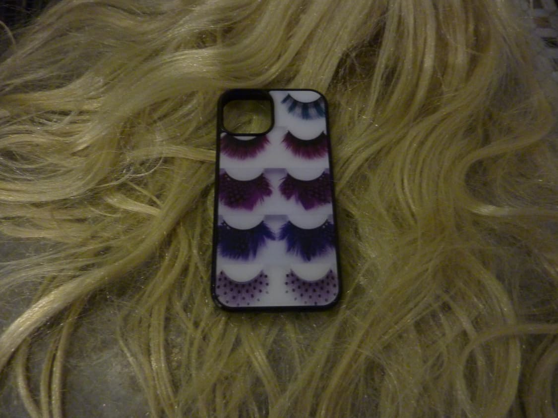 Eyelashes Phone case (Purple) 상품이미지7