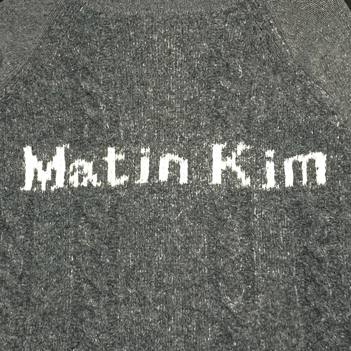 마뗑킴 니트 집업 그레이 상품이미지5