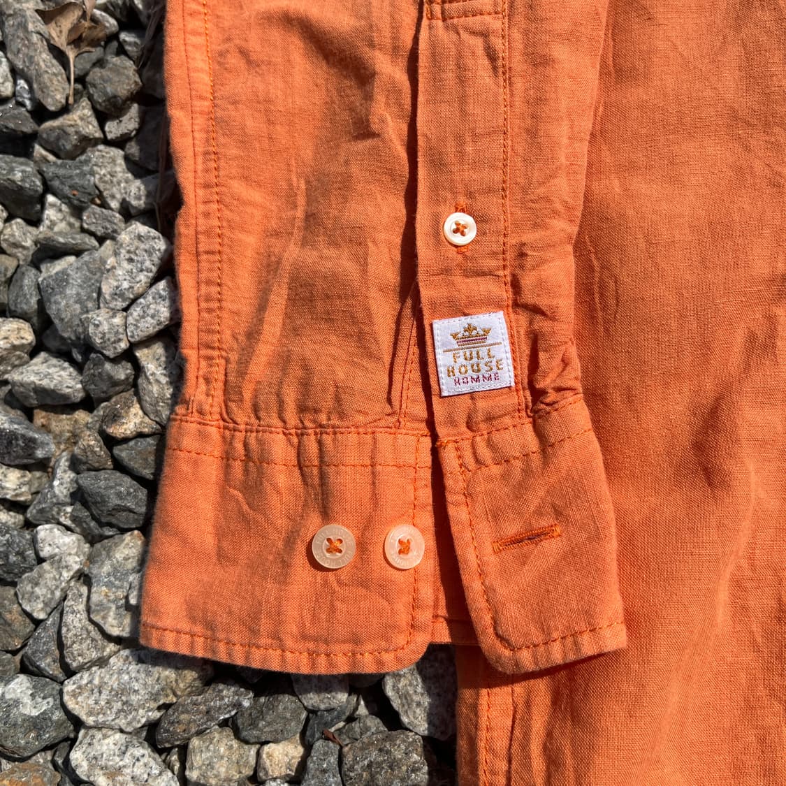 FULL HOUSE  빈티지 린넨 혼방 셔츠 (실측확인) 상품이미지4