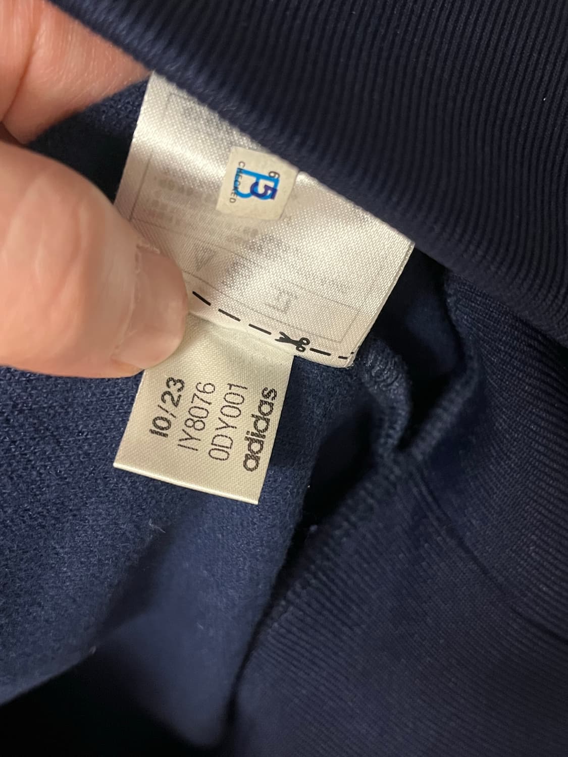 아디다스 베켄바우어 져지 네이비 (M)  상품이미지6