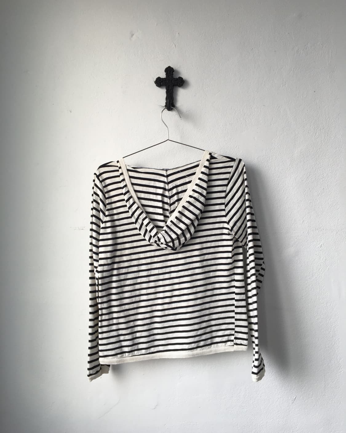 Lettering patch point stripe pattern hoo 상품이미지3