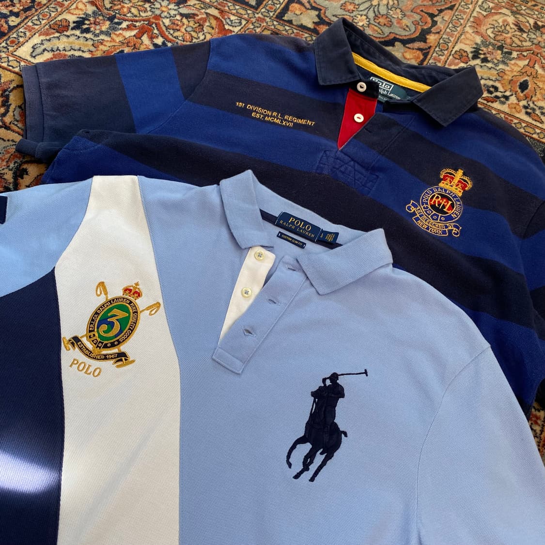 🌊Polo rugby half shirts 상품이미지7