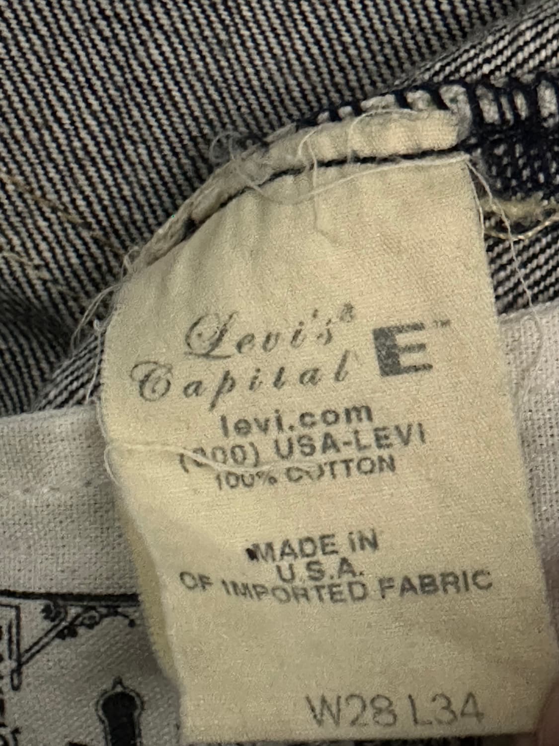 리바이스 501 캐피탈E made in USA 상품이미지4