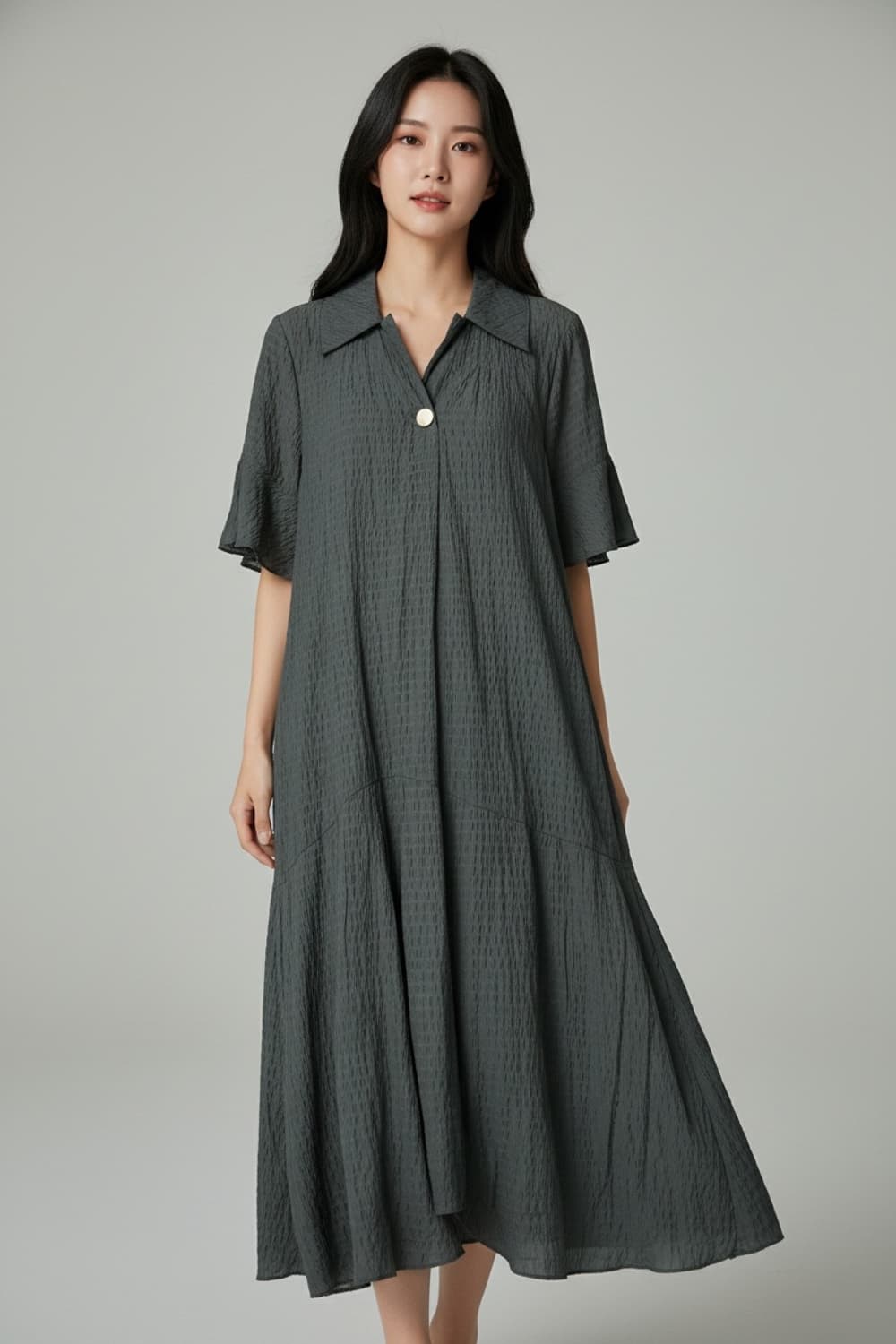 시슬리 면 프릴 원피스 42 상품이미지1