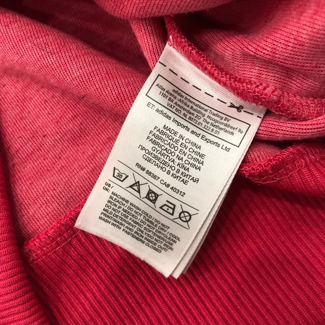 아디다스 핑크 후드 져지 트랙 자켓 상품이미지6