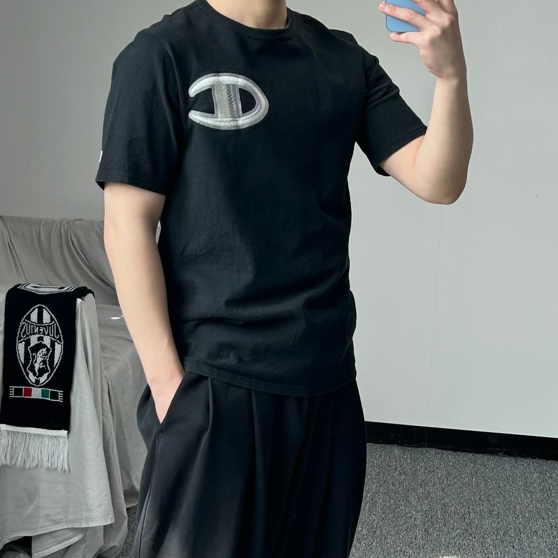 챔피온 실버 빅로고 반팔티셔츠  상품이미지2