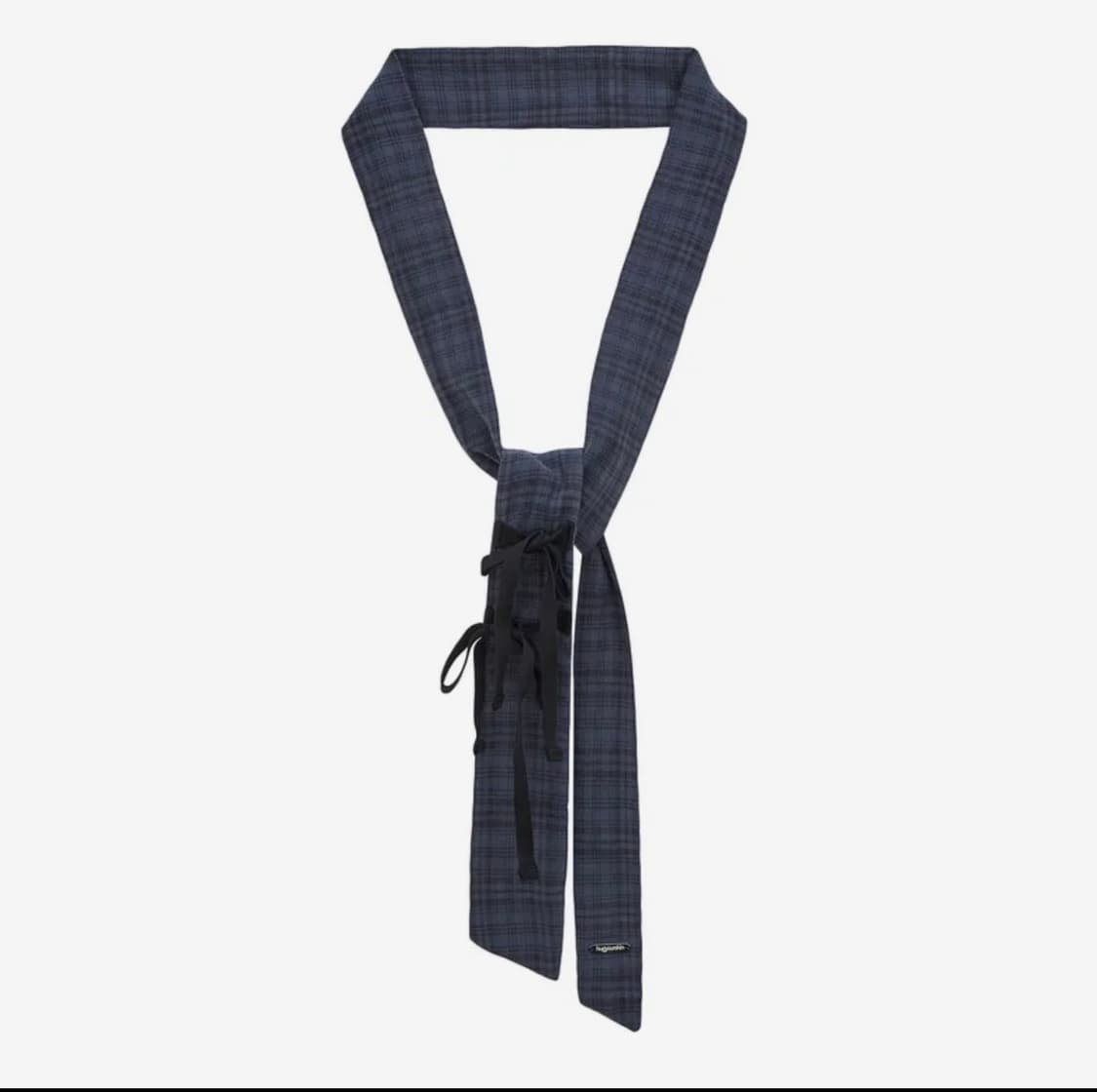 허그유어스킨 리본 체크 타이 상품이미지1