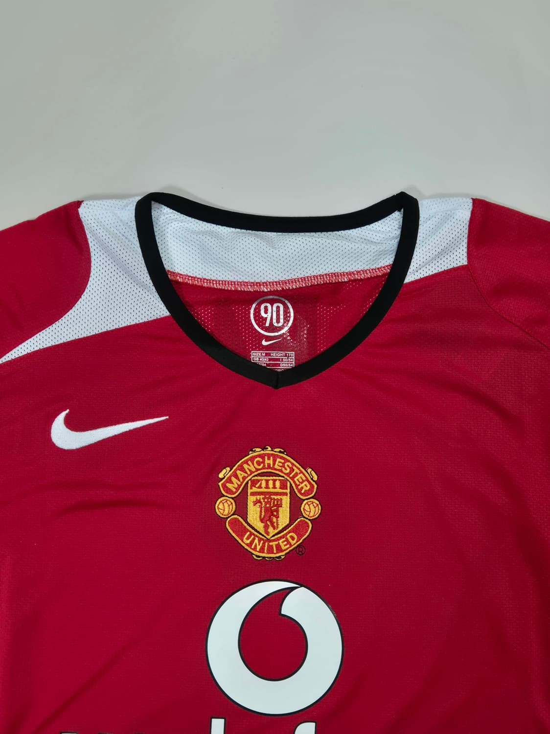 04-06 맨유 데뷔 박지성 긴팔 홈 유니폼 M 상품이미지3