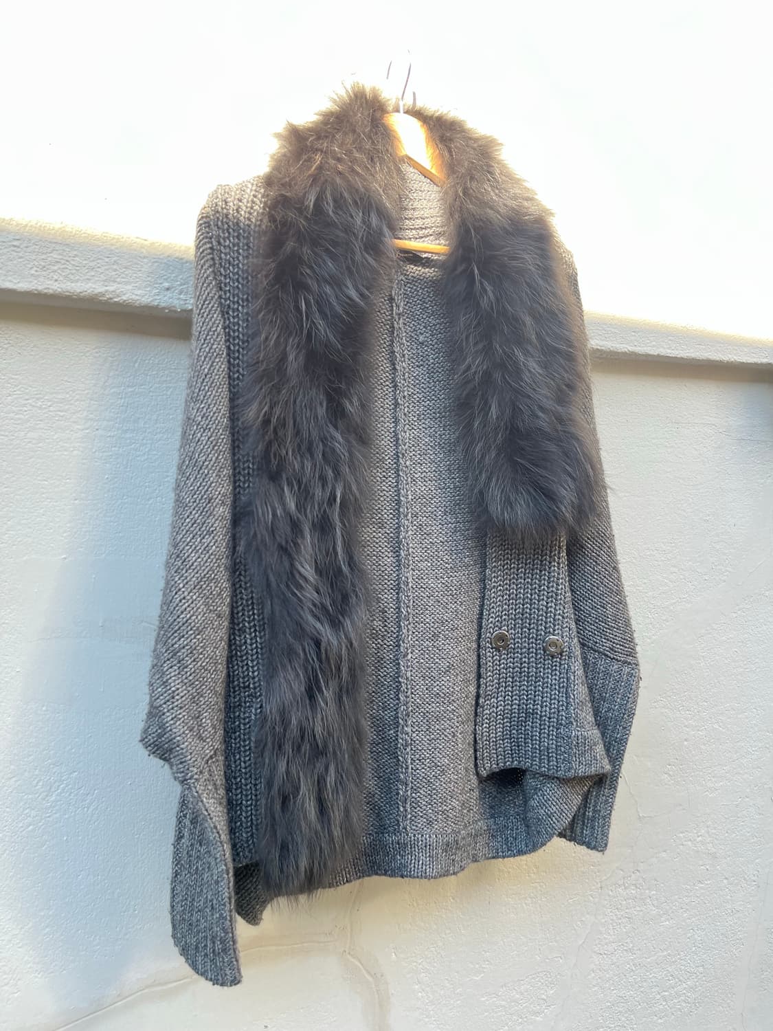 퍼 탈부착 가디건 상품이미지2