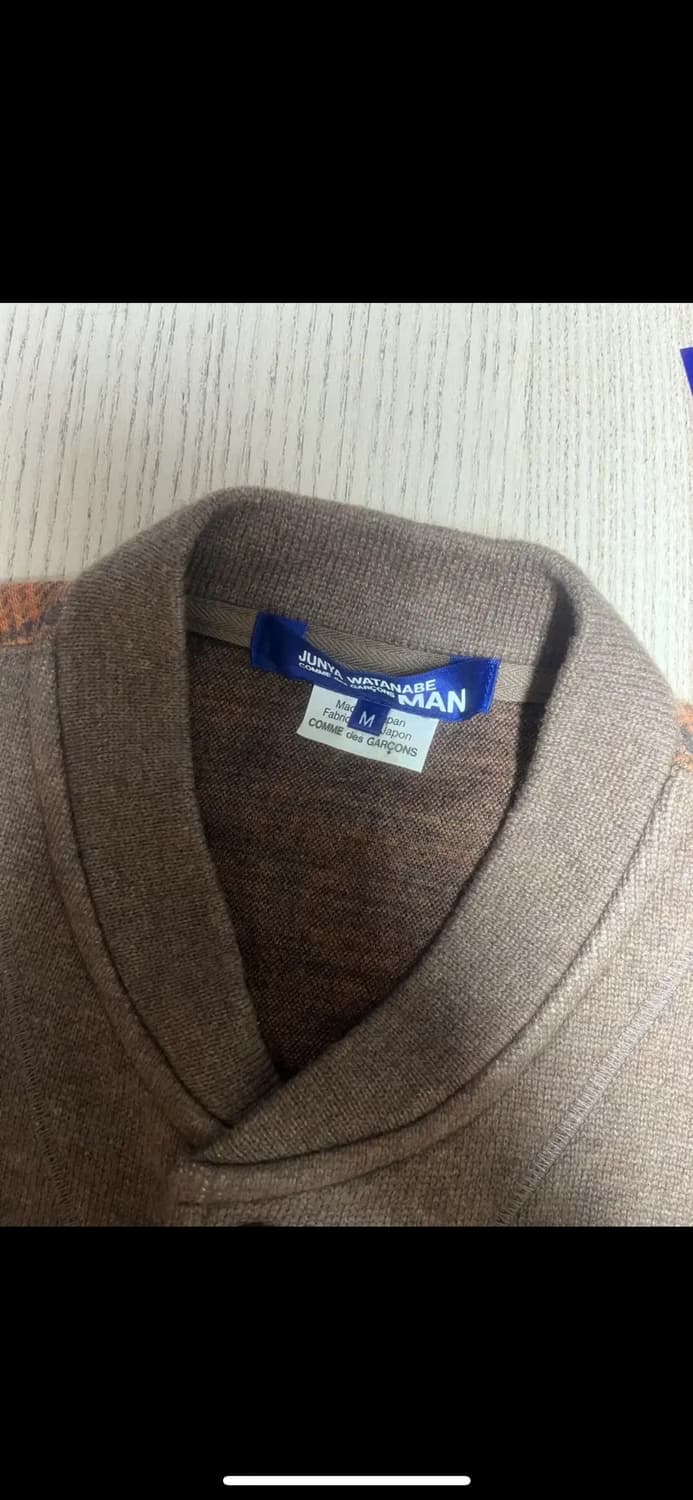 꼼데가르송 준야 와타나베 울 가디건 자켓 m 상품이미지3