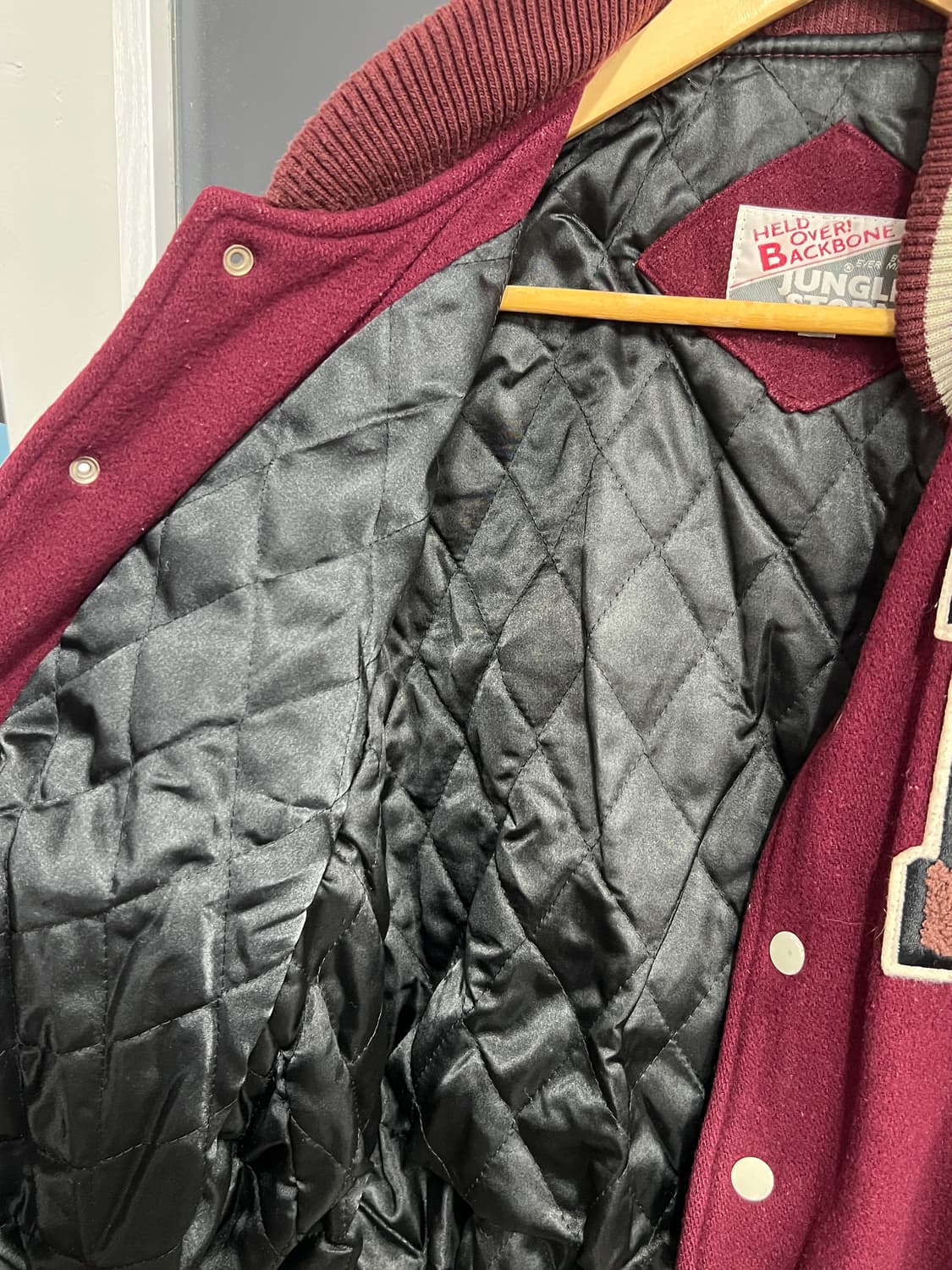 Japan Vintage 제팬 빈티지 소가죽 바시티 스타디움 자켓 상품이미지5