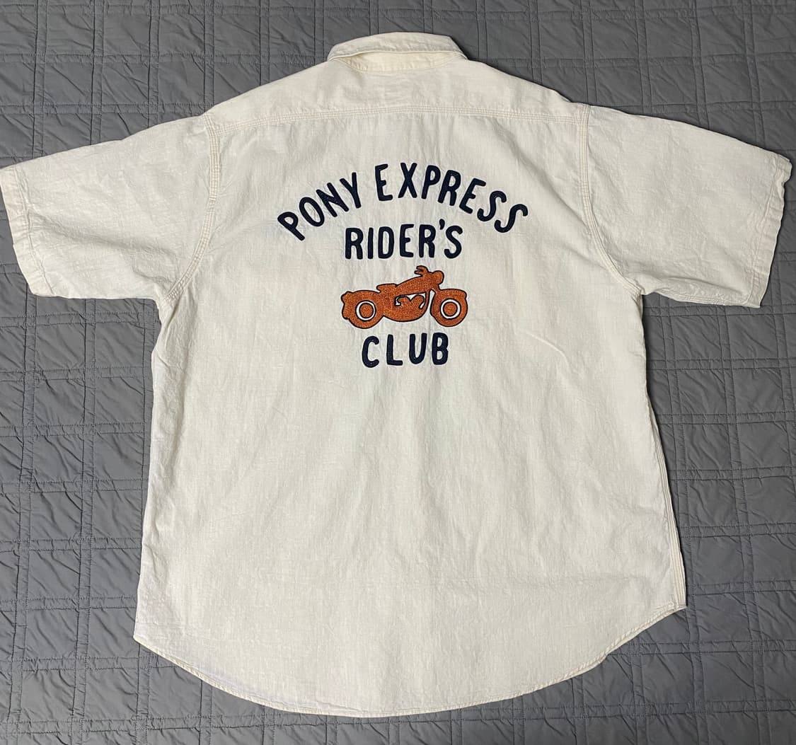 [xxl] 슈가케인 샴브레이 반팔 워크셔츠 sc39304 상품이미지7