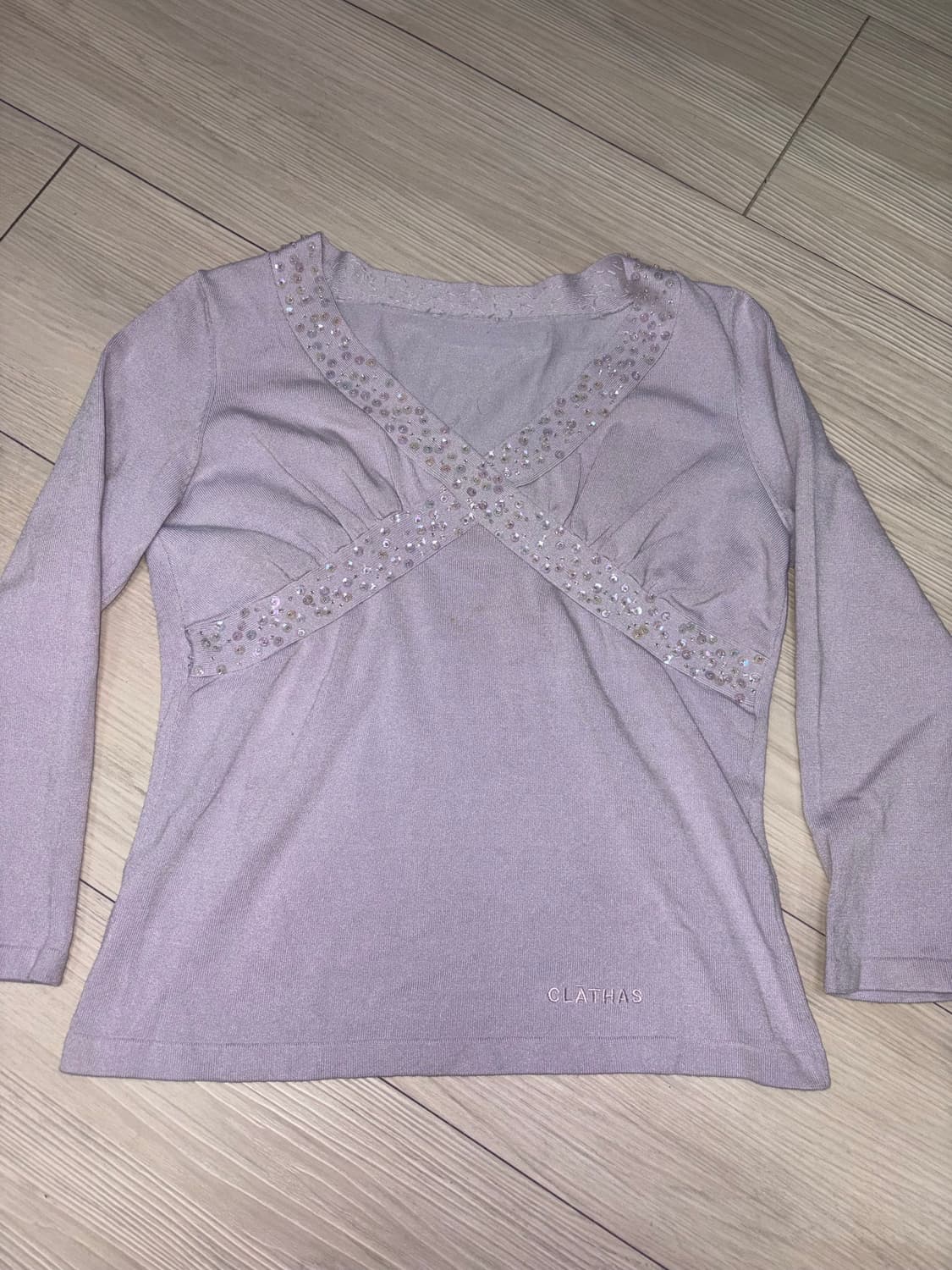 연보라 긴팔 상품이미지1