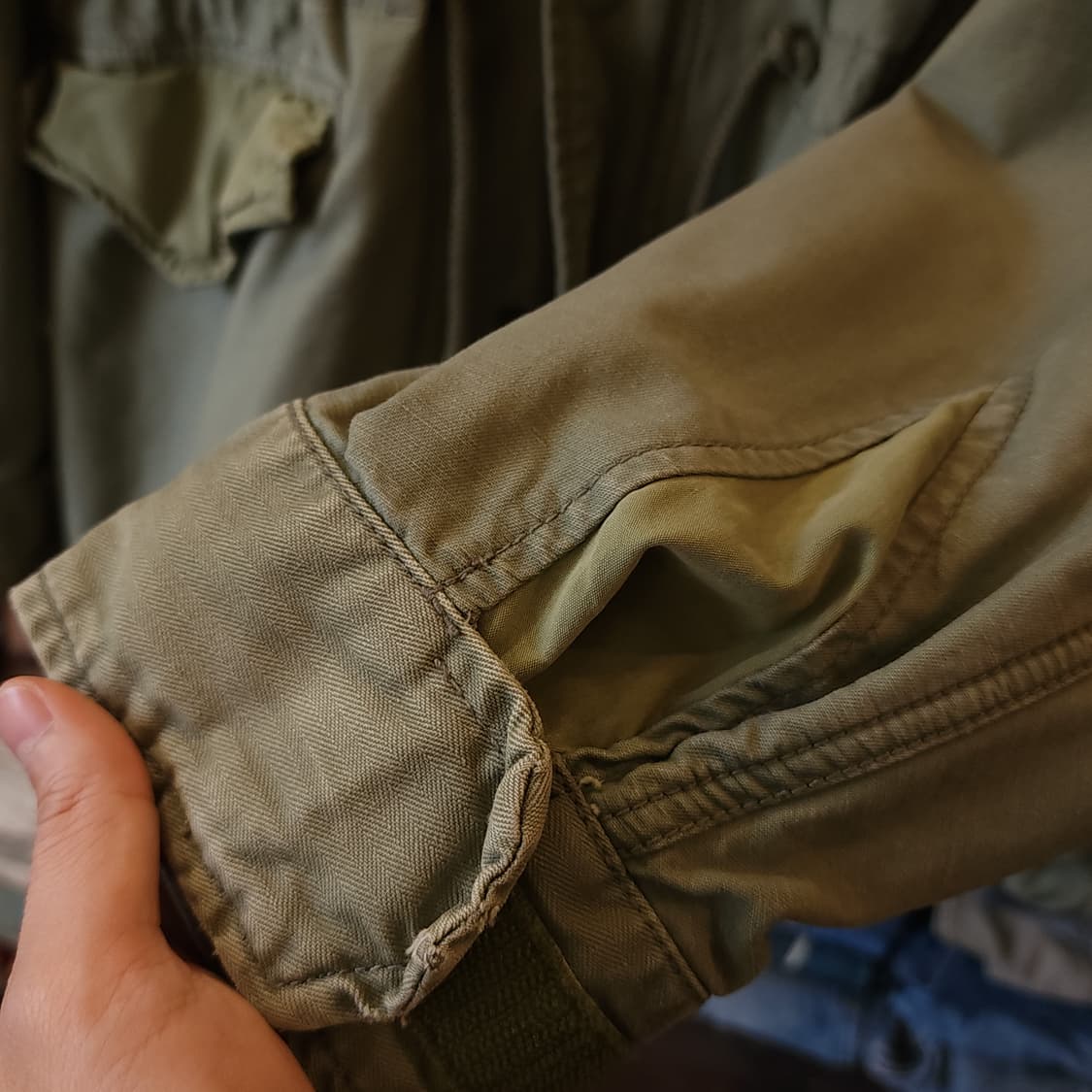 폴로 데님앤서플라이 필드자켓 나바호 패턴 밀리터리 자켓 L 상품이미지8