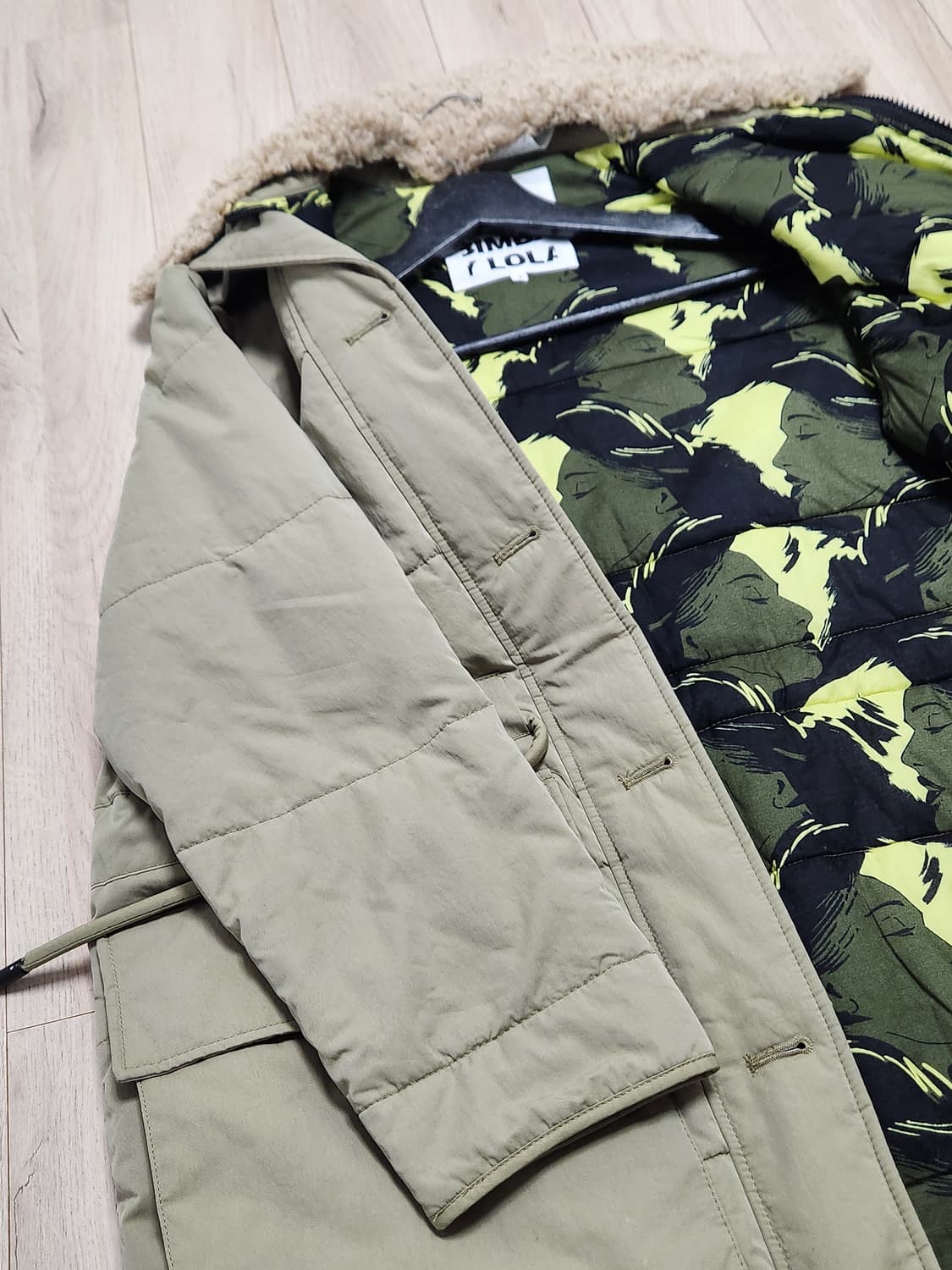 빔바이롤라 패딩 야상 자켓 S 새상품 상품이미지4