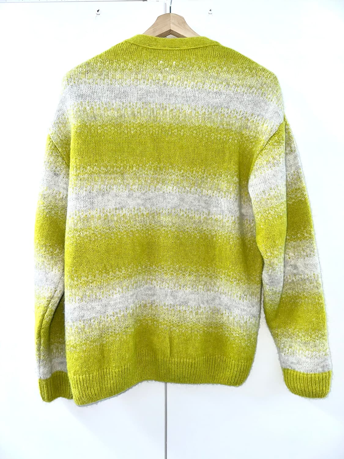 POP TRADING COMPANY 모헤어 스트라이프 가디건 (S, 새상 상품이미지4