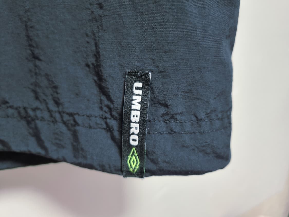 남성 엄브로 우븐 반팔 아노락 바람막이 블랙 검정 트레이닝복 상품이미지8