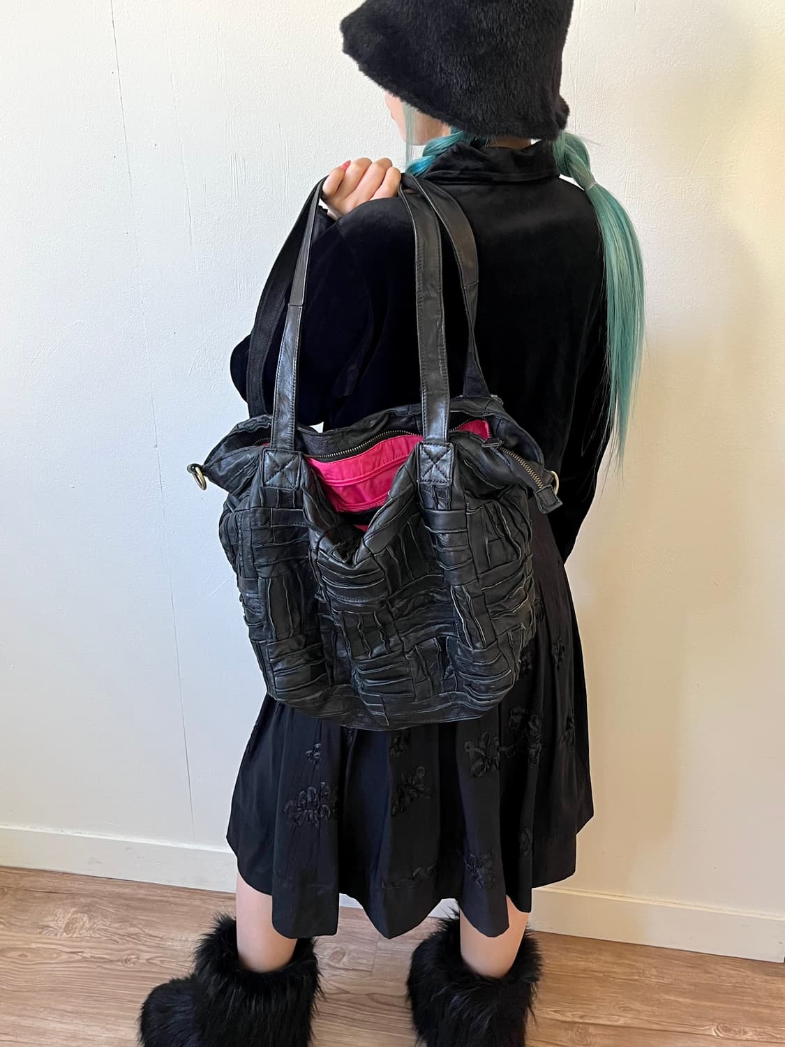 ROSE BUD 램스킨 숄더 백  상품이미지10