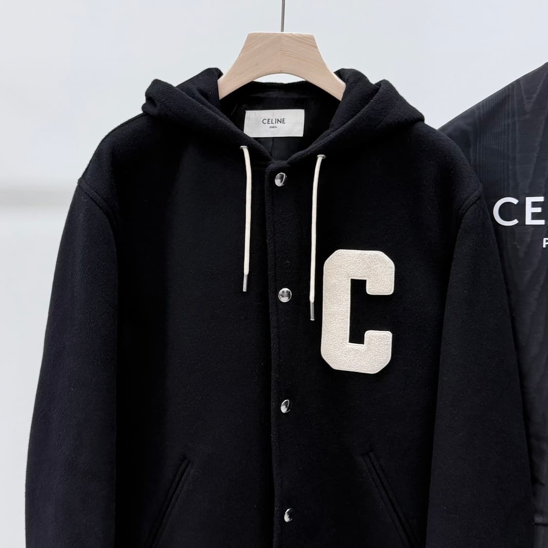 [S+급/52] 셀린느 더블 페이스 울 코트 테디 자켓 상품이미지2