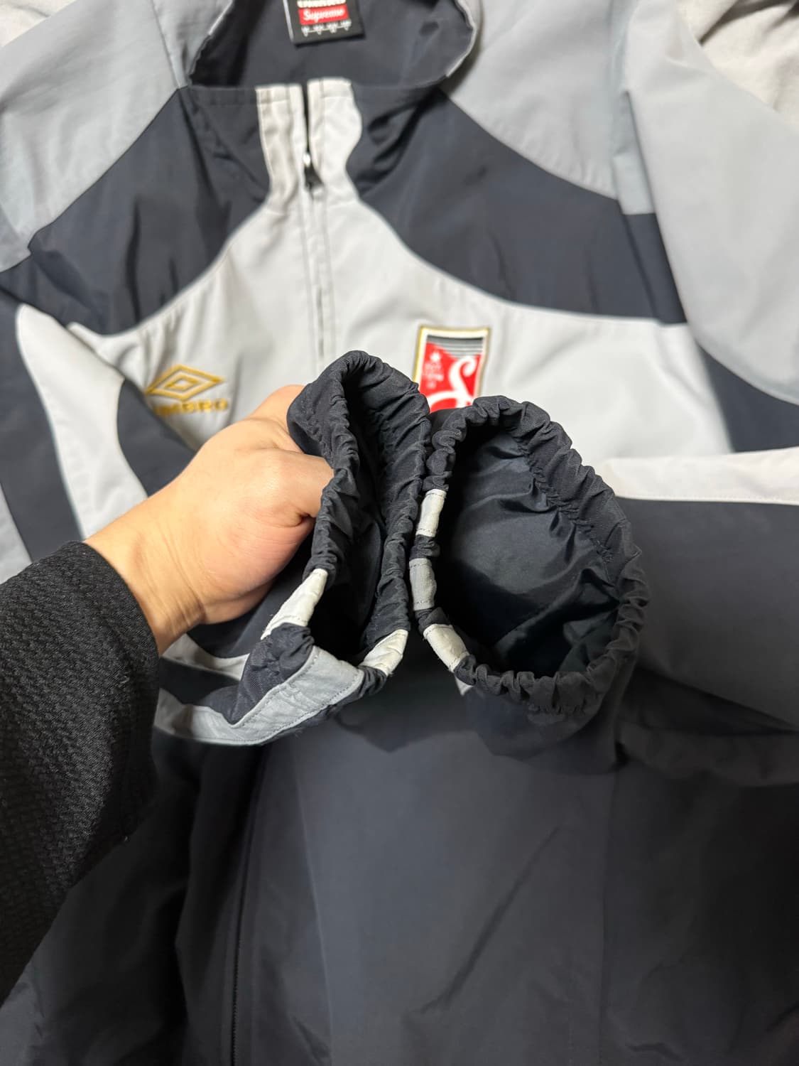 [L] 슈프림 x 엄브로 트랙자켓 블랙 상품이미지3