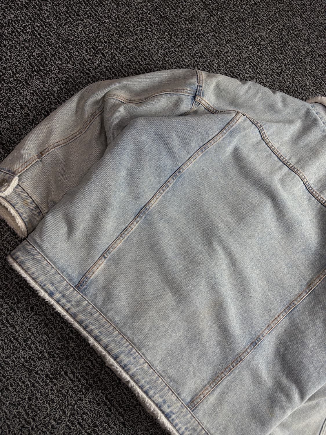 세인트페인 보아 데님 쉐르파 트러커 자켓 3921 상품이미지6