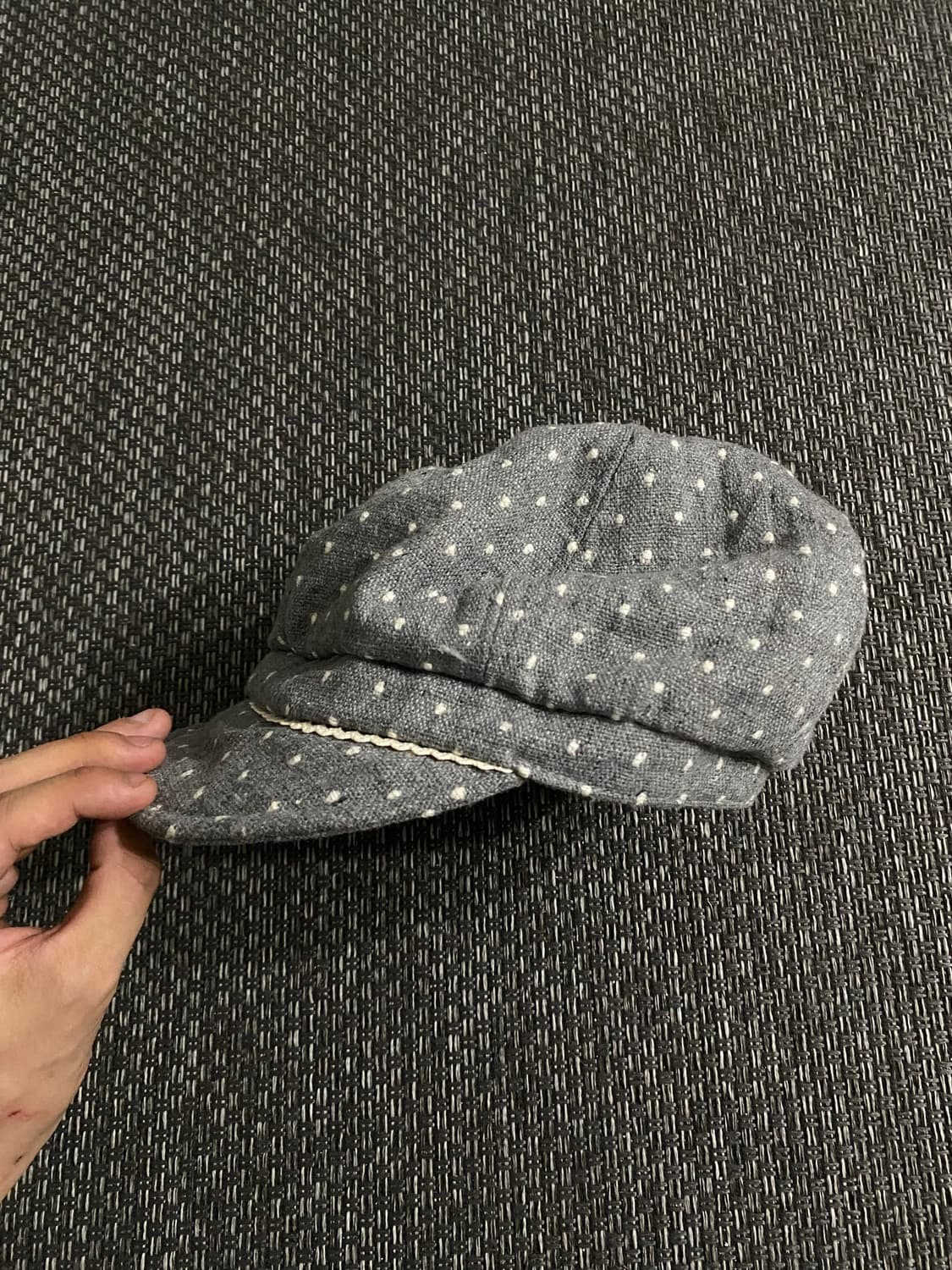 Dot Pattern Detail cap 상품이미지2