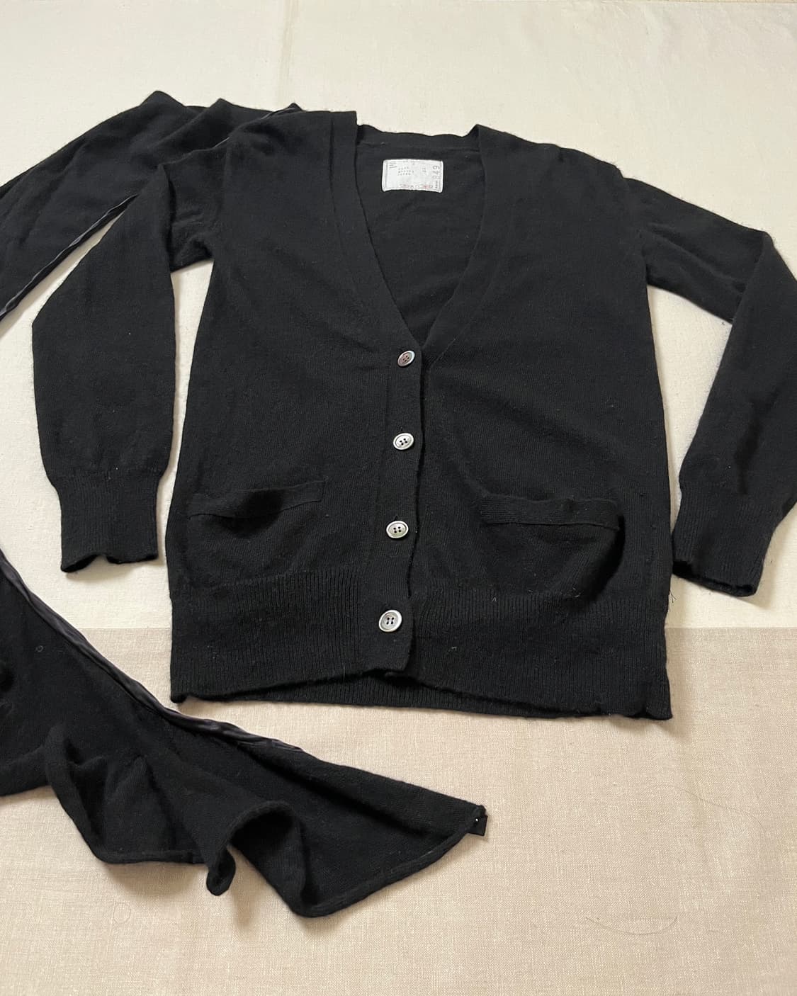 사카이 머플러 가디건 sacai 꼼데가르송 상품이미지3