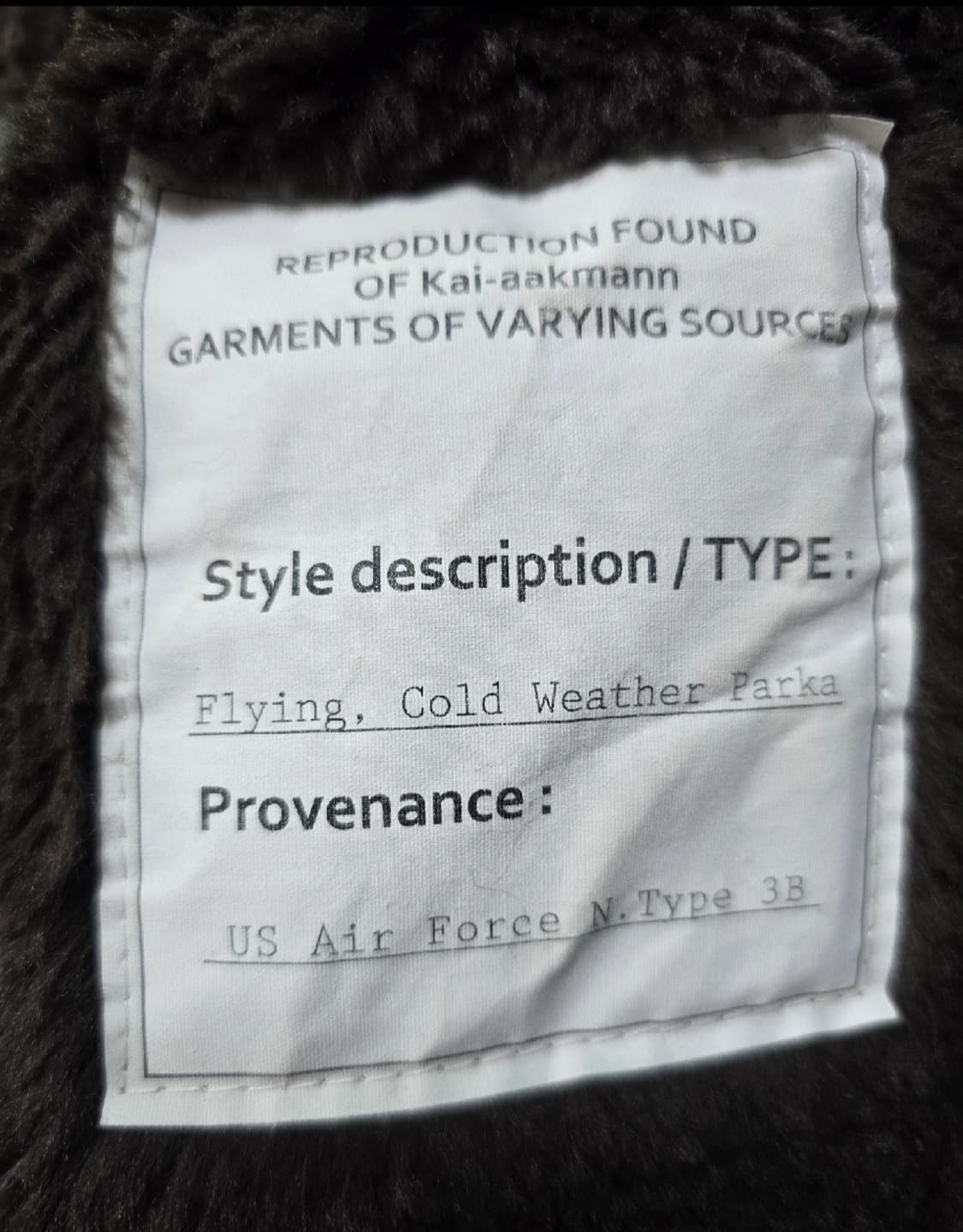 (M) 카이아크만 N3B 프리미엄 플라이트 야상자켓 상품이미지4