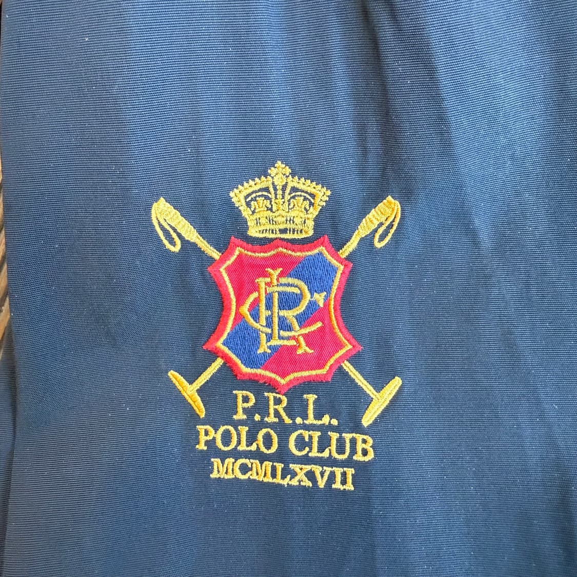 폴로 P.R.L. CLUB 블랙 바람막이 XL 상품이미지5