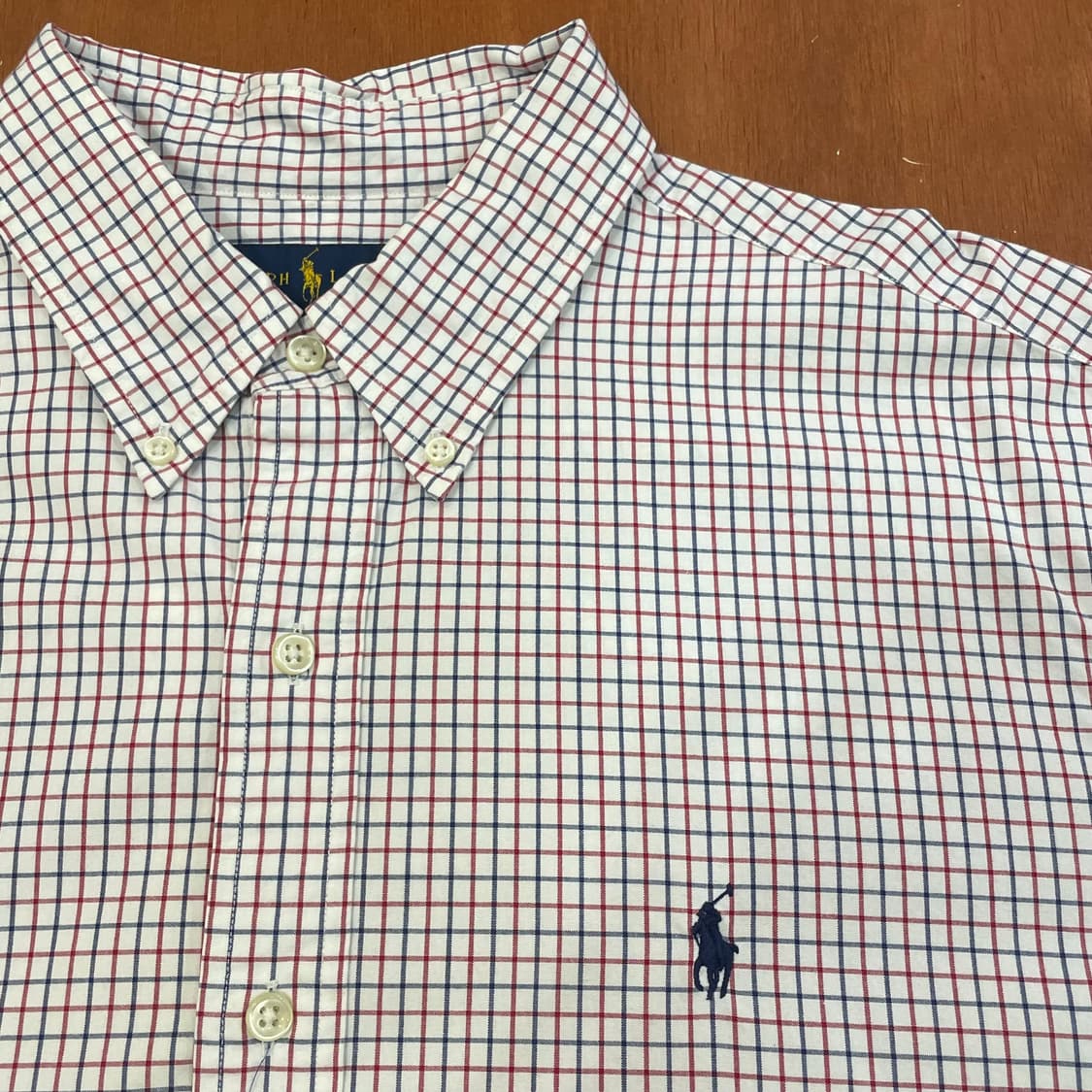 (XL) POLO 폴로 랄프로렌 체크 셔츠 커스텀핏 상품이미지7