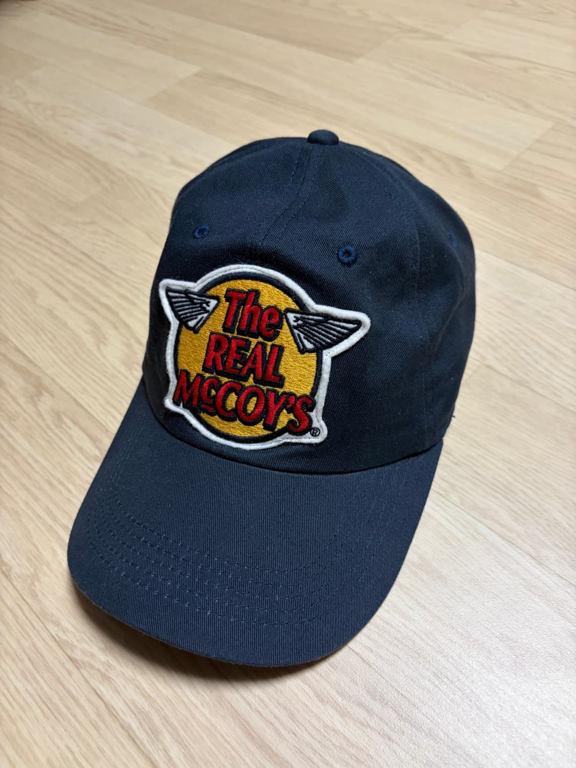 리얼맥코이 로고 베이스볼 네이비 판매 (혹은 레드 교환) 상품이미지3