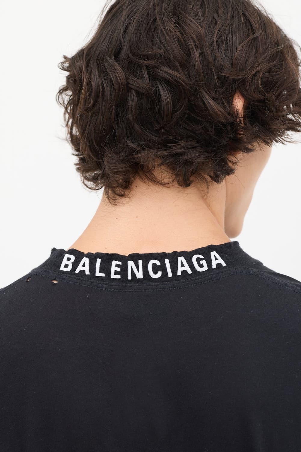 BALENCIAGA MEDIUM FIT T-SHIRT FADED BLAC 상품이미지9