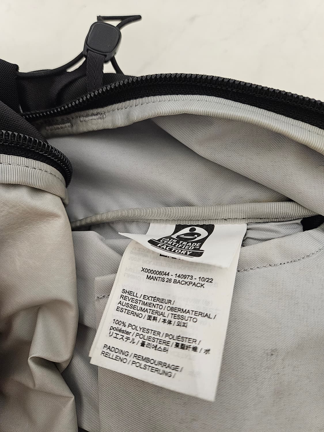 아크테릭스 맨티스 26 블랙 골드 백팩 상품이미지5