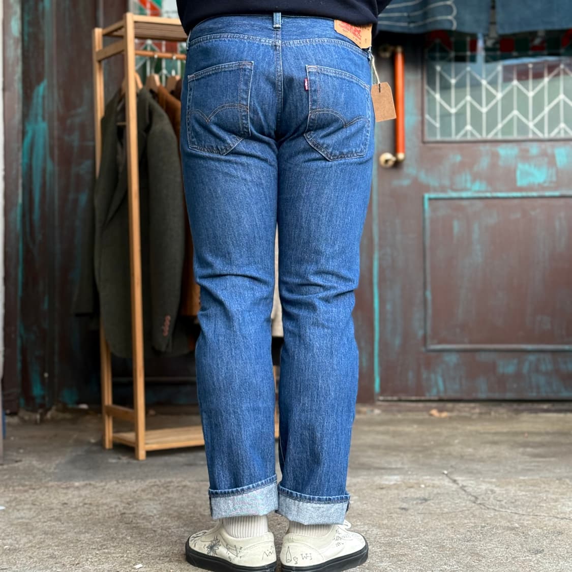 리바이스 501 스트레이트 핏 데님 팬츠 32 상품이미지9
