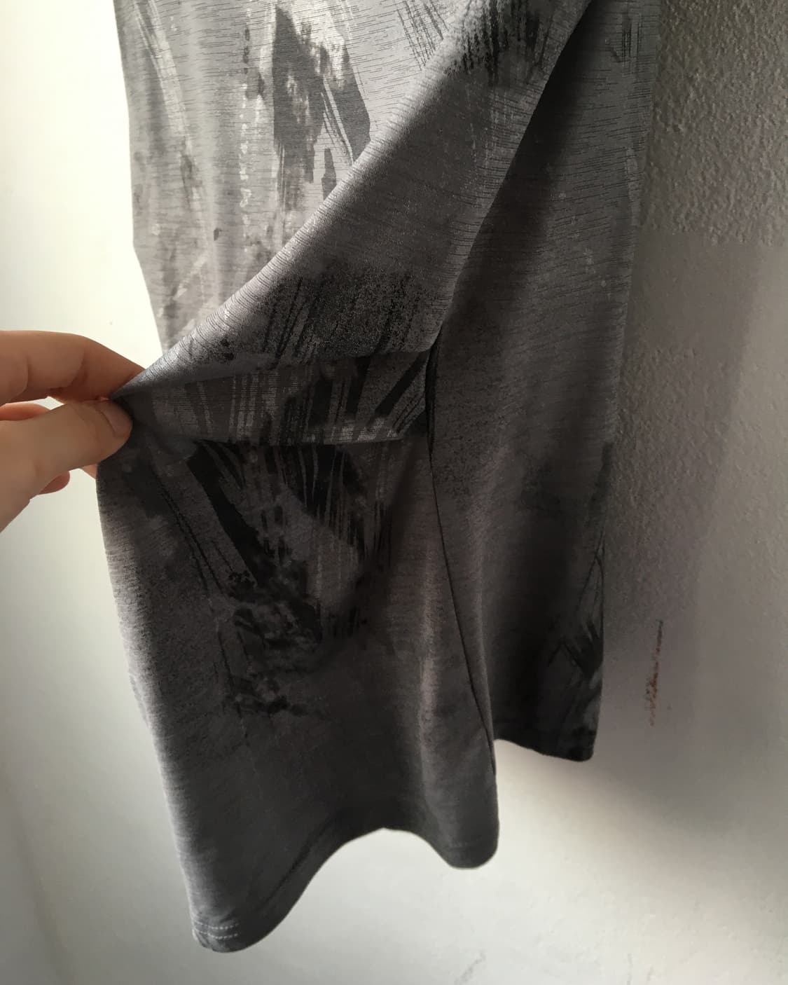 Drape point high neck t shirt 상품이미지4