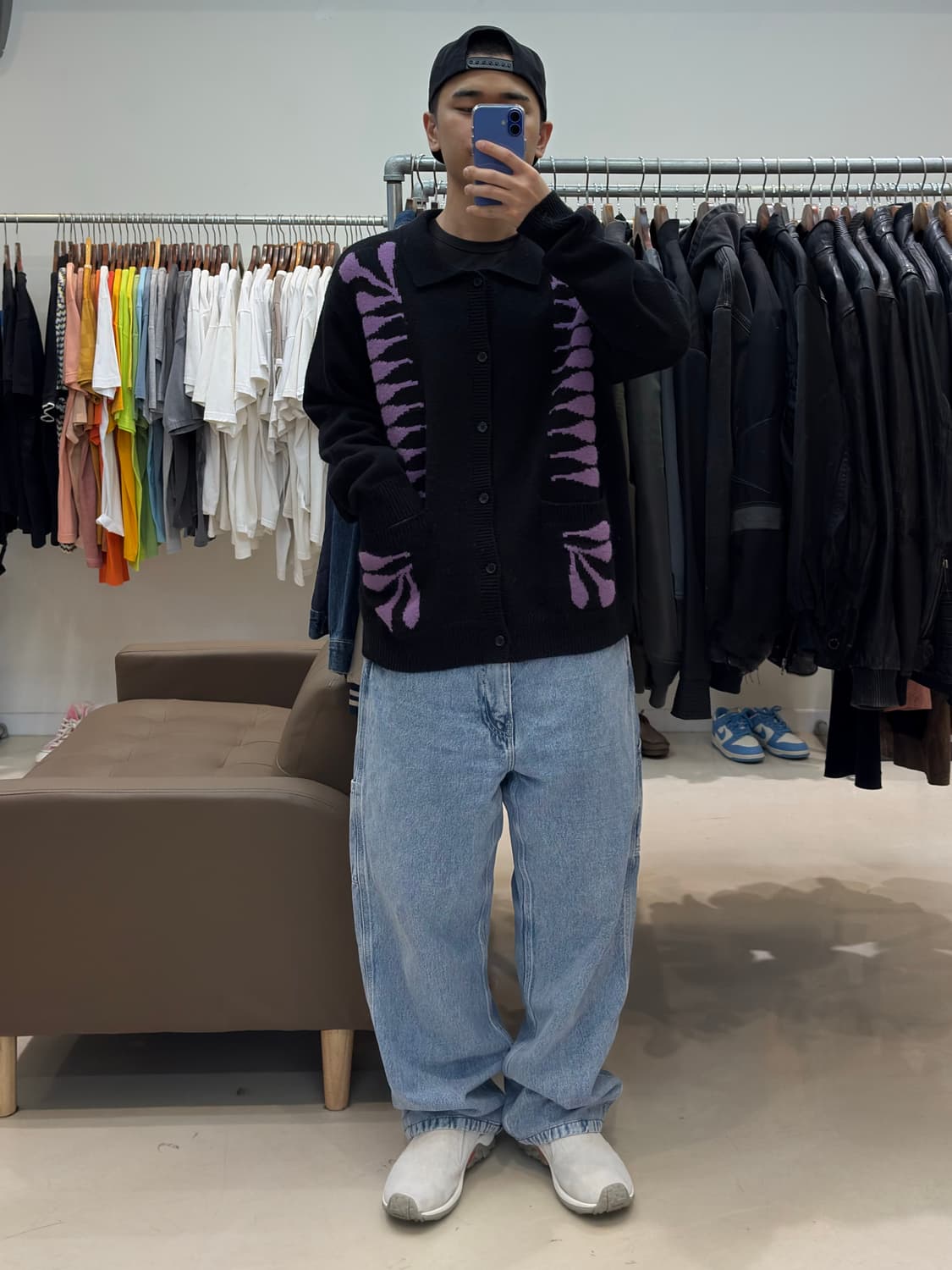 오베이 수베니어 카라넥 가디건 상품이미지6