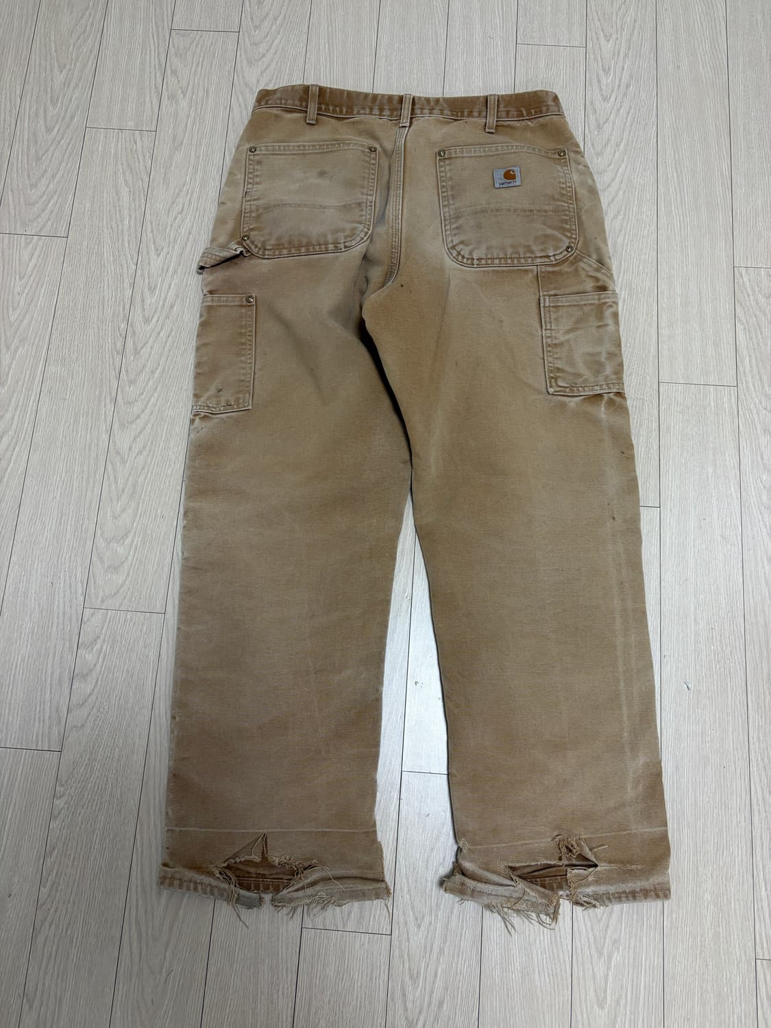 빈티지 USA 칼하트 더블니 브라운 33x30 상품이미지4