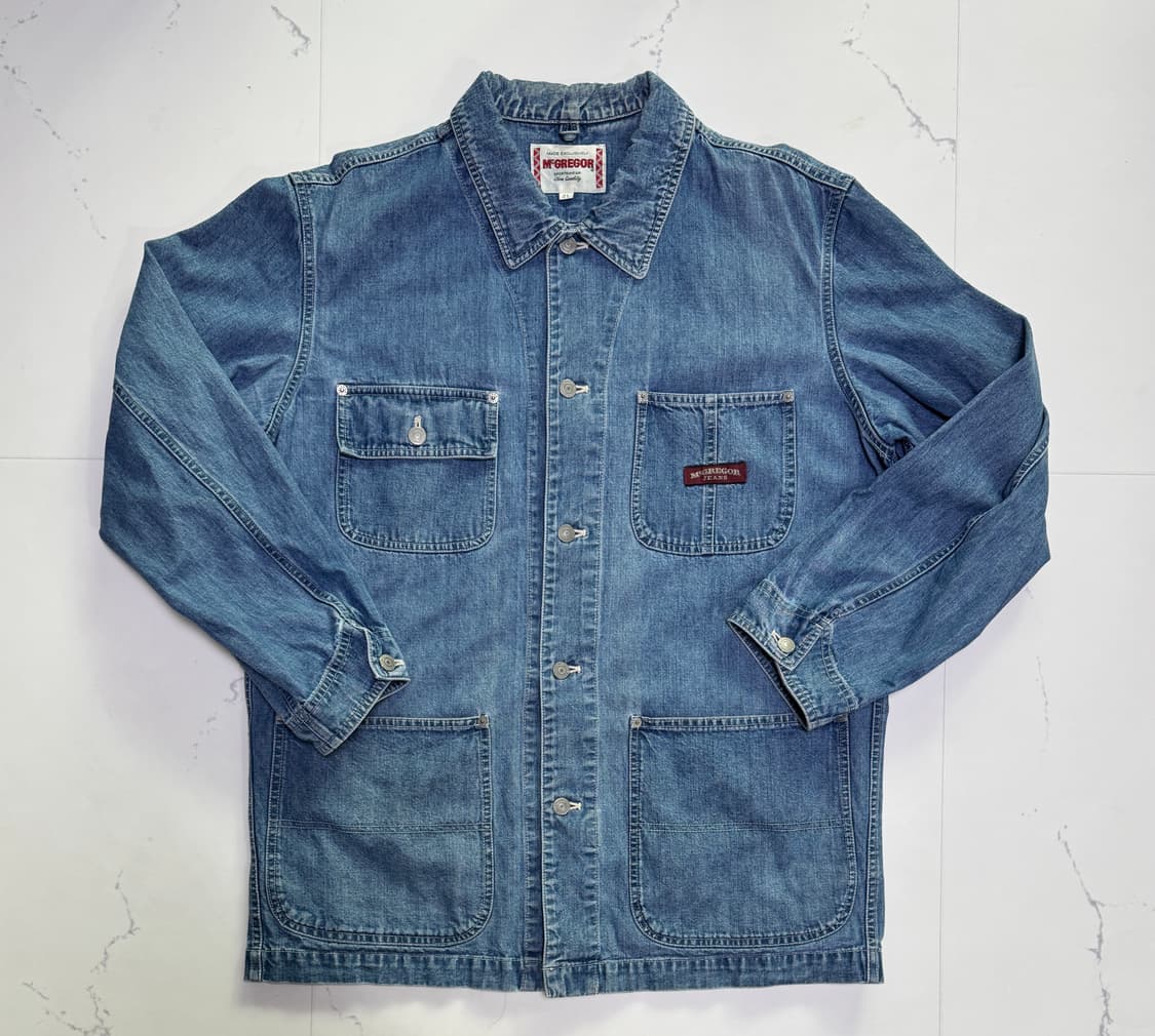 [일본판/2L] 맥그리거 데님 초어코트 워크자켓 (105-110) 상품이미지1